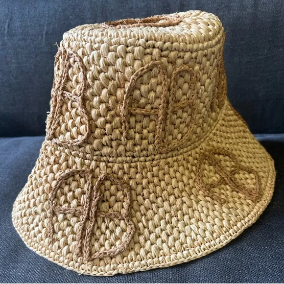 Anine Bing Cabana Straw Hat NWT XS/S - Picture 3 of 5